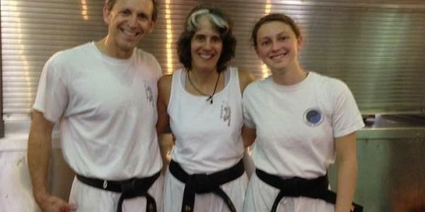 My Parents and Myself in Tae-Kwon-Do uniforms