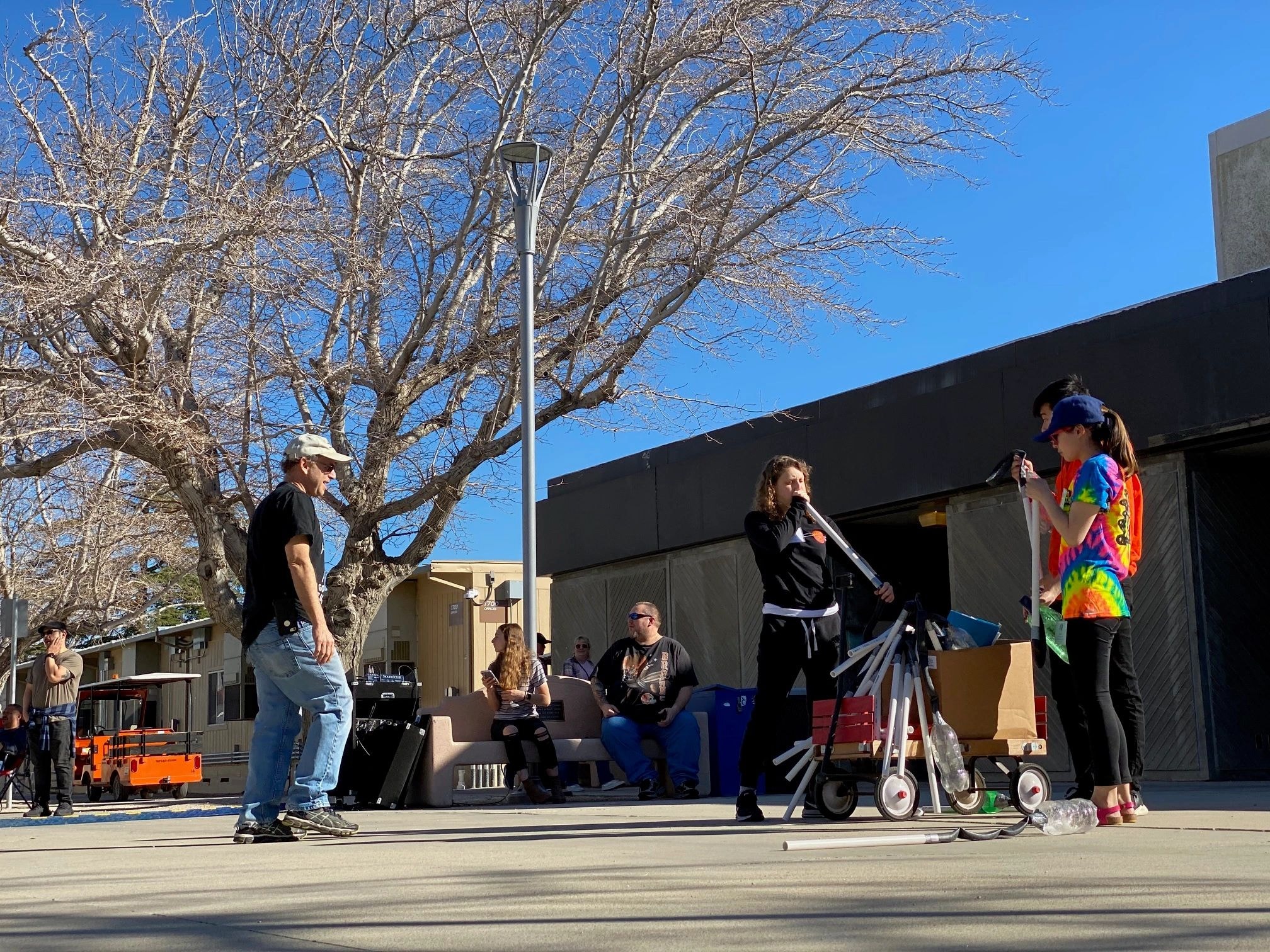 Volunteering at the Science Olympiad